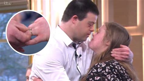 Downs Syndrome Couple Who Are Banned From Kissing Get Engaged Live On This Morning Daily Record