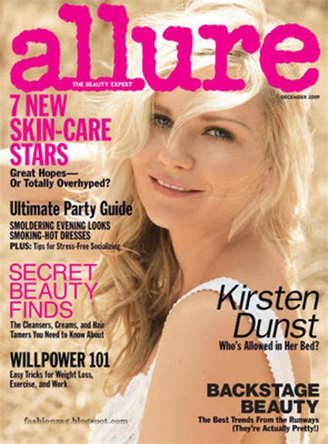 Allure Magazine December Cover Allure Magazine