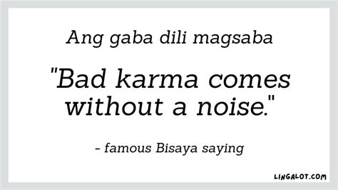 34 Bisaya Cebuano Quotes Sayings And Proverbs Their Meanings Lingalot