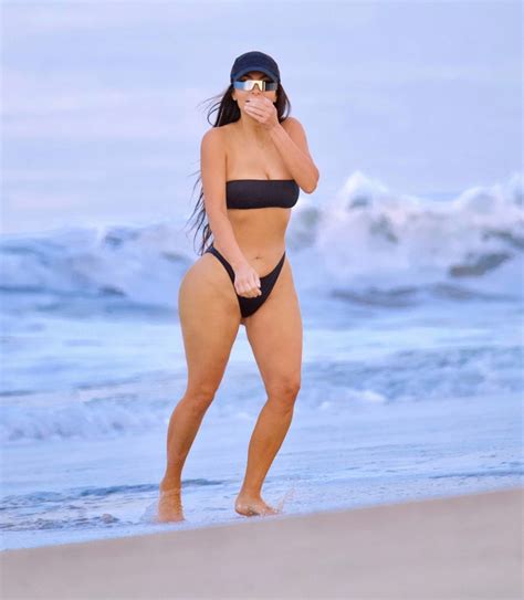 curvaceous kim kardashian showing her oversized ass in a skimpy bikini the fappening