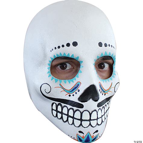 Adult Day Of The Dead Catrin Mask Oriental Trading