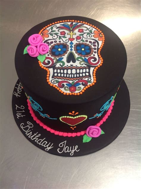 The moment of anniversary requires a lavish arrangement and cakes play a key role in that for sure. Top 10 Day of the Dead Halloween Cakes - Baking Heaven ...