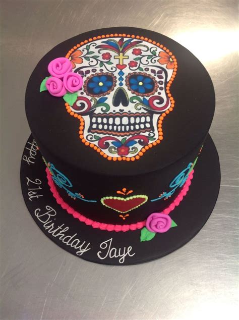 Cakes, the ultimate source of any celebration and at any occasion is one of the great ideas to make the women in your life happy and contented. Day Of The Dead, Skull, Halloween Theme Cake - CakeCentral.com