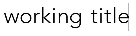 Working Title Logo Logodix