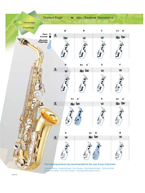 Saxophone Fingering Chart Template 3 Free Templates In Pdf Word Excel Download