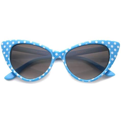 retro 1950 s polka dot cat eye fashion sunglasses 8498 sunglasses fashion sunglasses blue