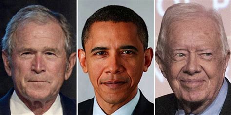 Former Presidents Bush Obama And Carter Comment On Nations Unrest