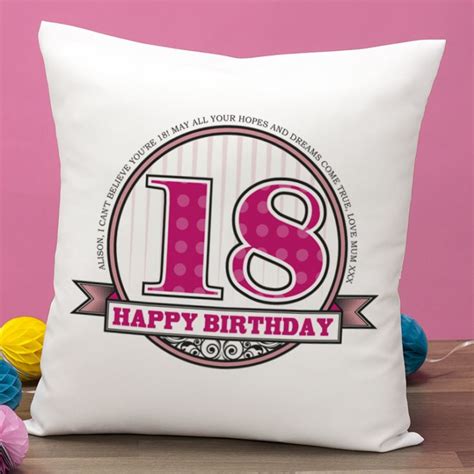 32 items in this article 8 items on sale! Personalised Birthday Cushion | The Gift Experience