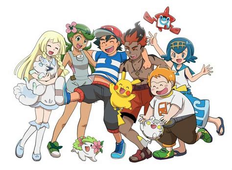 Pin By Steve Rojo Bueno On Ash And Friends In Sun And Moon Pokemon
