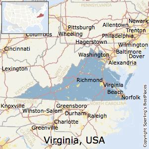 Best Places to Live in Virginia State