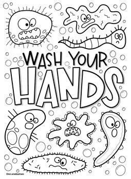 Elmo sesame street hand washing coloring pages for children. Free Hand Washing Coloring Pages For Preschoolers ⋆ Kids ...