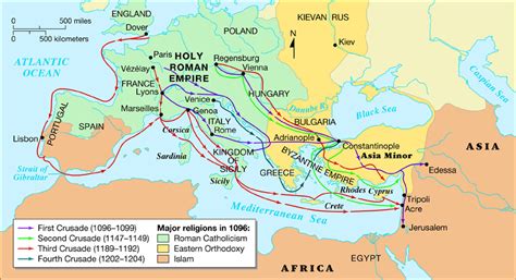 Third Crusade Map Dbs Frederick I