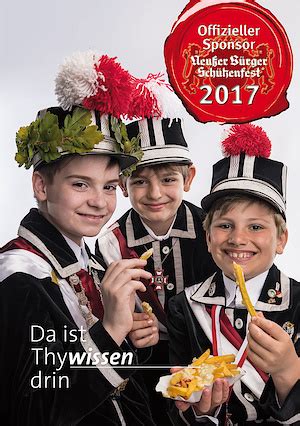One of germany's largest marksmen's festivals, taking place annually on the last weekend in august; Neusser Bürger-Schützenfest - Da ist Thywissen drin