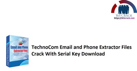 Technocom Email And Phone Extractor Files 52632 Crack With Serial