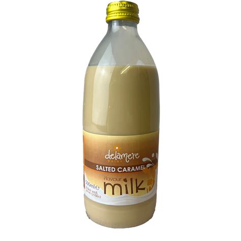 Salted Caramel Flavour Milk 500ml Delamere Dairy Flavoured Milk