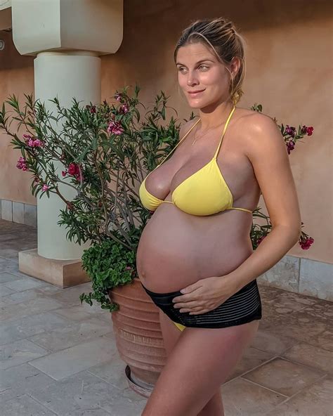 ashley james poses in a sexy bikini while pregnant 16 photos the fappening