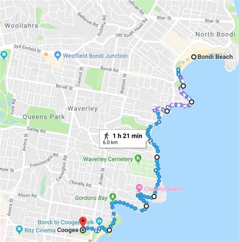 Bondi beach is located 7 km (4 mi) east of the sydney central business district, in the local government area of waverley council, in the eastern. The Coogee to Bondi Beach Coastal Walk | Bondi beach ...