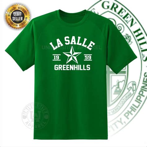 La Salle Greenhills Green Archers Shirt Dlsu Archer School Shirt
