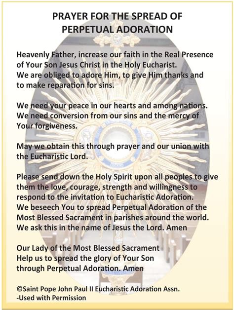 Our Lady Of The Most Blessed Sacrament Prayer Card English 1 Diocesan Rosary Congresses