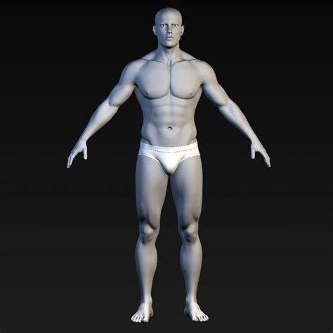 Realistic Male Body Character Max Cuerpos Masculinos Modelos