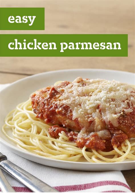 When your schedule is hectic (and when isn't it?) and you need a hot, comfort food dinner, here is an easy solution. Easy Chicken Parmesan Recipe - Kraft Recipes | Chicken ...