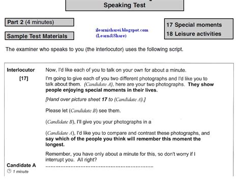 fce speaking part 2 learnandshare