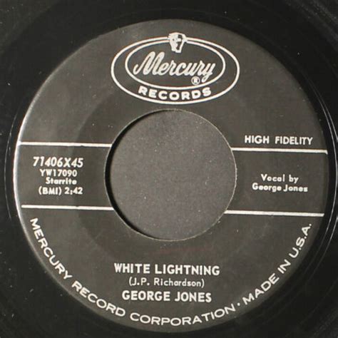 george jones white lightning long time to forget mercury 7 single 45 rpm ebay
