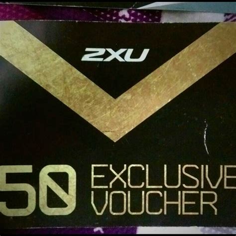 2xu 50 Exclusive Voucher Tickets And Vouchers Vouchers On Carousell