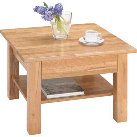 Couchtisch kernbuche massiv wohnzimmer sofa tisch mit schublade 115 x 54. Couchtisch Kernbuche Quadratisch Mit Schublade