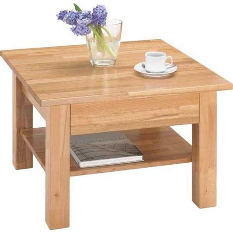 Ikea beistelltisch lack in 55x55x45 cm. Couchtisch Kernbuche Quadratisch Mit Schublade