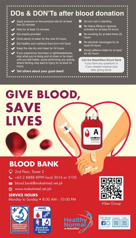 Blood Donation Exhibits Makati Medical Center