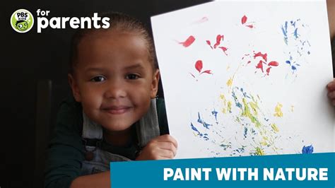 Paint With Nature Crafts For Kids Pbs Kids For Parents Youtube