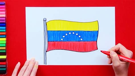 How To Draw The National Flag Of Venezuela Youtube