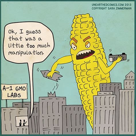 funny internet cartoon about gmo science humor unearthed comics science jokes science humor