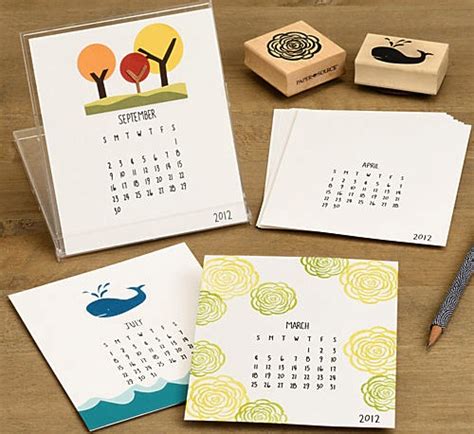Paper is made in usa and is fsc certified. 10 DIY Calendars for 2012