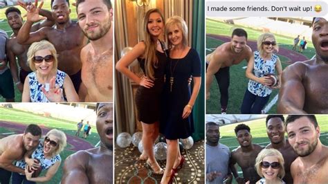 Why This Mom Took Selfies With Shirtless Football Players In College