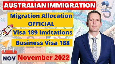 latest australian immigration updates november 2022 migration allocations 189 visa business