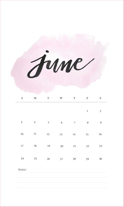 Free June 2018 Iphone Calendar Wallpaper Calendar Wallpaper Calendar