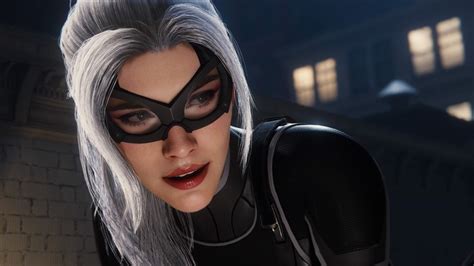 K Felicia Hardy Black Cat Insomniac Games Face Marvel Comics Women Spider Man