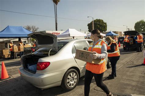 Rapid food distribution allows the food bank to distribute highly nutritious, fruits, vegetables and other perishable foods out to our more than 600 agencies at more than 765 sites throughout los angeles county. Belvedere Park Free Food Distribution: 7/2/21 - Los ...