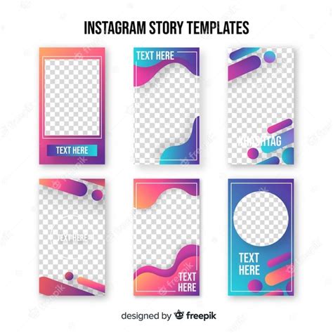 Premium Vector Instagram Stories Template