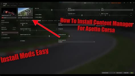 How To Install Content Manager And Custom Shaders Patch For Assetto Corsa Start Modding AC