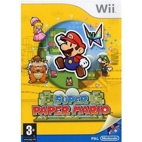 Super Paper Mario Jeu Pour Console Nintendo Wii Achat Vente Jeux