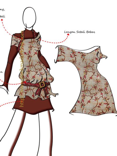 Desain baju wanita terbaru berikut ini bisa anda jadikan sebuah inspirasi untuk membuat baju wanita dalam bentuk dress dan bawahan yang keren dan menarik. Gambar Desain Baju Jihan Husna - Koleksi Gambar HD