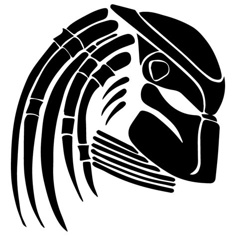 Predator character illustration, predator (movie), movies, artwork. Predator Sticker