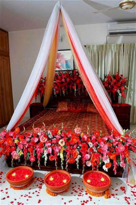 40 Awesome Wedding Night Room Decoration Ideas Wedding Night Room Decorations Wedding Room