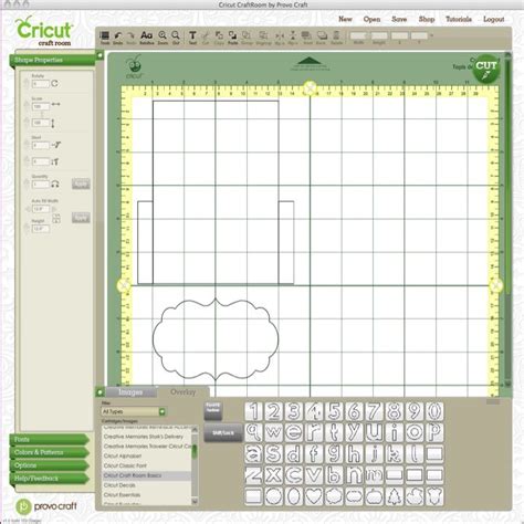 Currently, there is a free font and shape set of images, called cricut craft room basics and that's. Cricut Craftroom Basics(font and shapes in image) (With ...