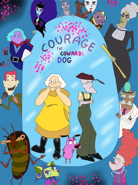 Courage The Cowardly Dog Poster 2 By Whitemageoftermina On Deviantart