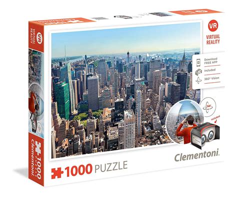 New York Ny 1000 Piece Jigsaw Puzzle With Virtual Reality Made By