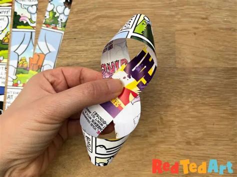 How To Make A Paper Bow For Ts From Recycled Comics Or Magazines